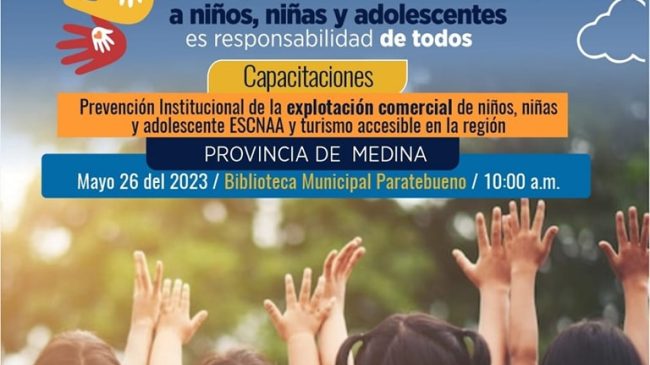 CAPACITACIÓN EN PREVENCIÓN INSTITUCIONAL DE LA EXPLOTACIÓN COMERCIAL DE NIÑOS, NIÑAS Y ADOLESCENTES (ESCNAA) Y TURISMO ACCESIBLE EN LA REGIÓN