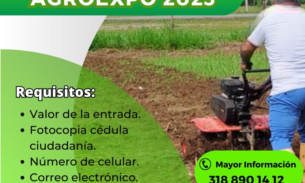 Se encuentran disponibles las inscripciones para participar en “Agroexpo 2023”