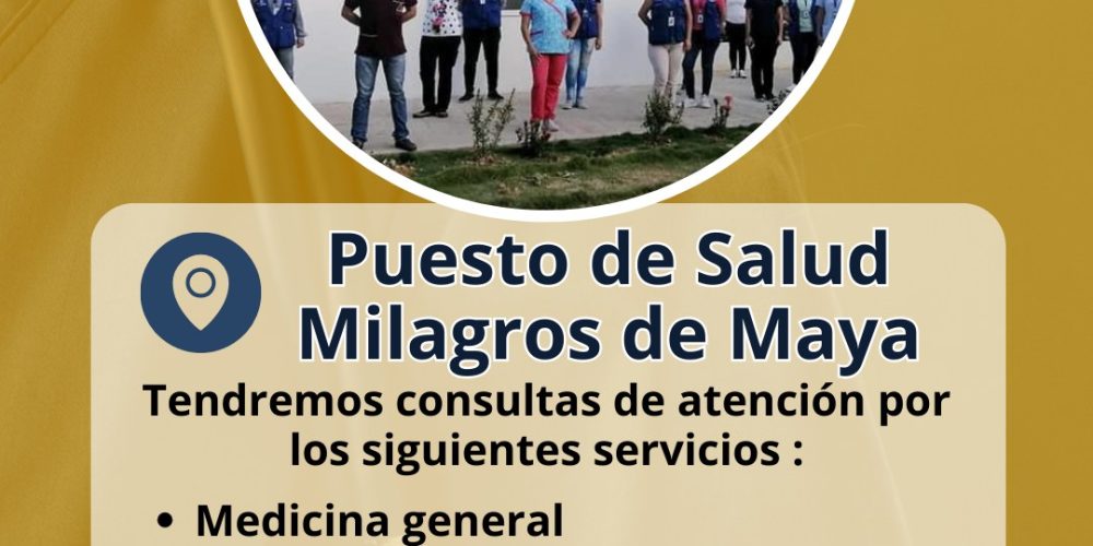 ¡Brigada de Salud en la Inspección de Maya!