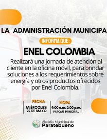 ¡Enel Colombia llega a Paratebueno con una jornada de atención al cliente!