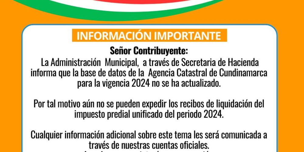 Actualización Importante sobre el Impuesto Predial en Paratebueno para el Año 2024