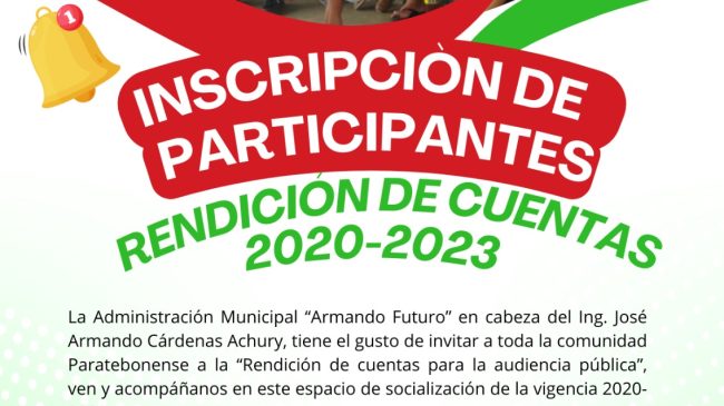 Invitación a la Transparencia: Un Vistazo a la Rendición de Cuentas 2020-2023