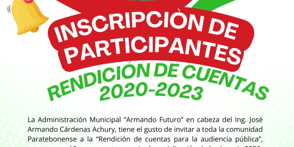 Invitación a la Transparencia: Un Vistazo a la Rendición de Cuentas 2020-2023