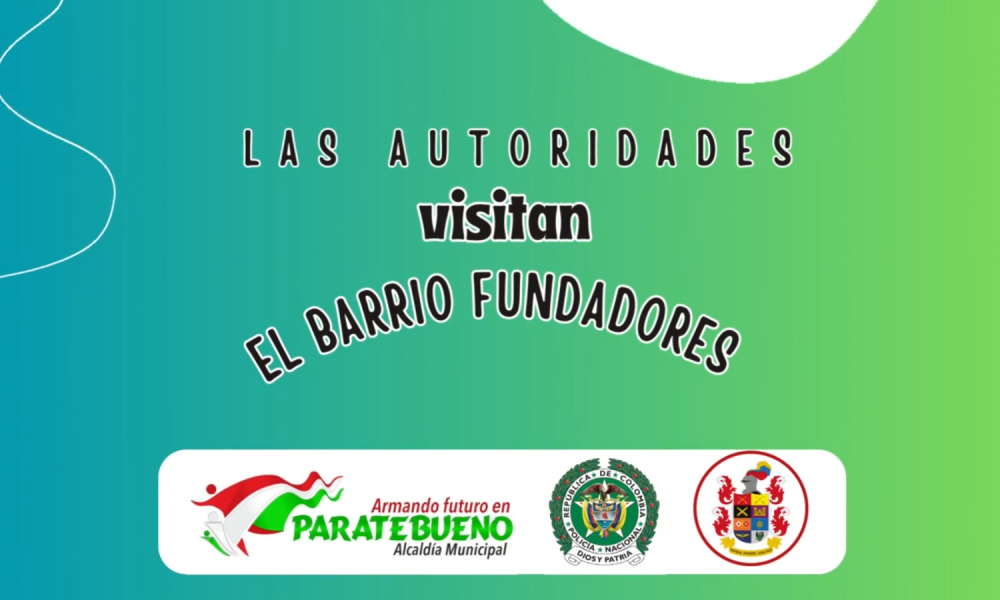 Las autoridades locales realizan una visita a El Barrio Fundadores