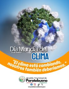 Paratebueno se une a la conmemoración del Día Mundial del Clima