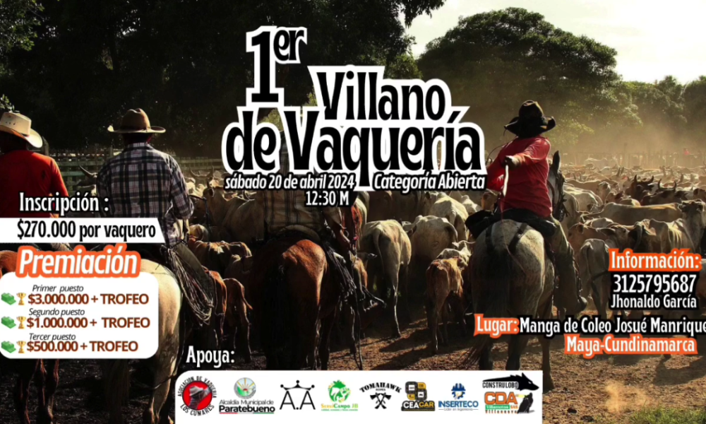 ¡Llega el 1er Villano de Vaquería a la Inspección de Maya!